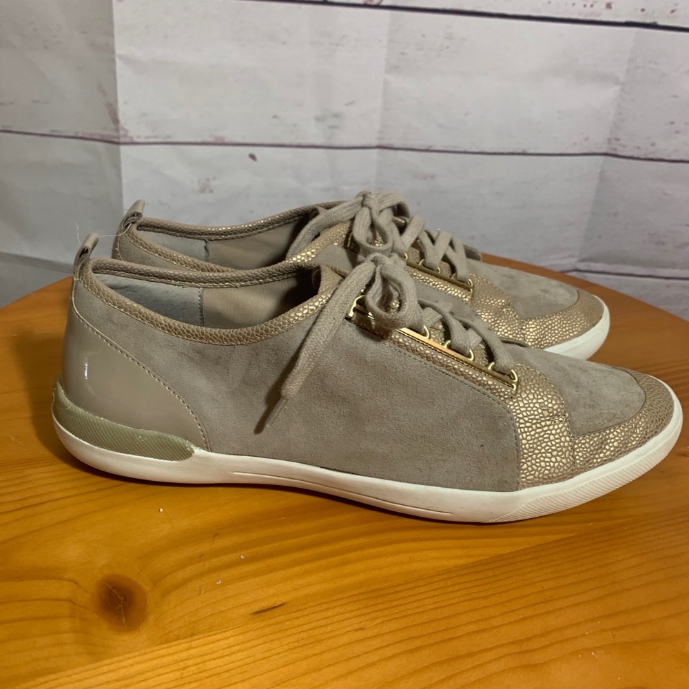 Calvin Klein Tanita Fashion Sneakers Shoes Gold